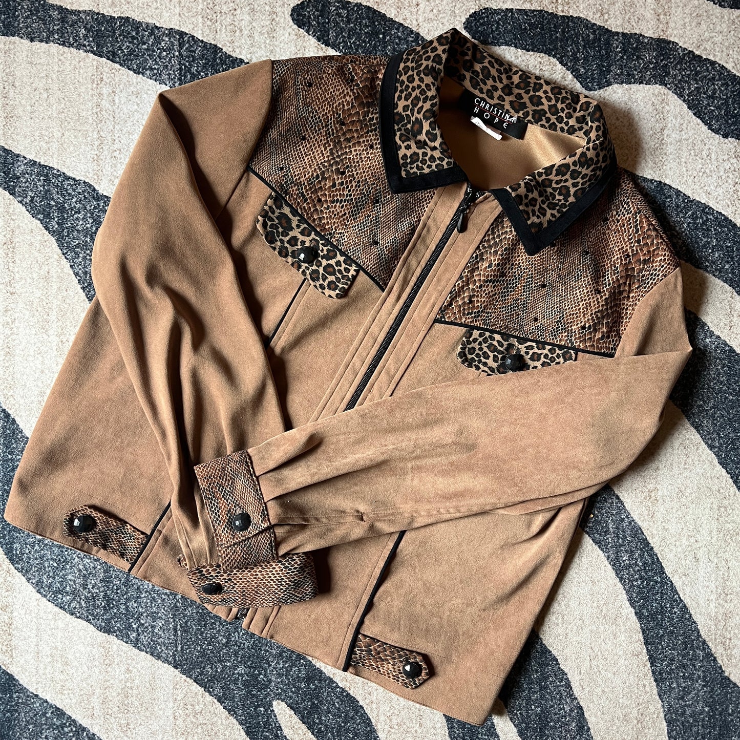 Animal Print Vintage Jacket